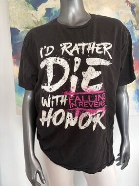 Black FALLING IN REVERSE Graphic Tee- size Large